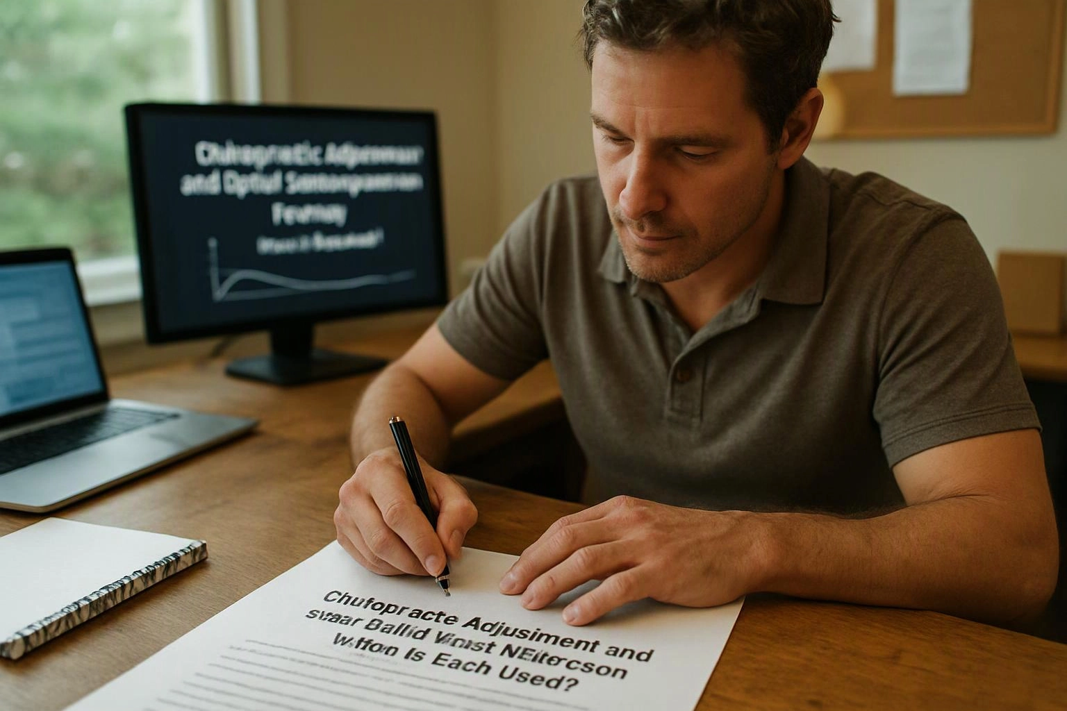Chiropractic Adjustment and Spinal Decompression Therapy: When Is Each Used?