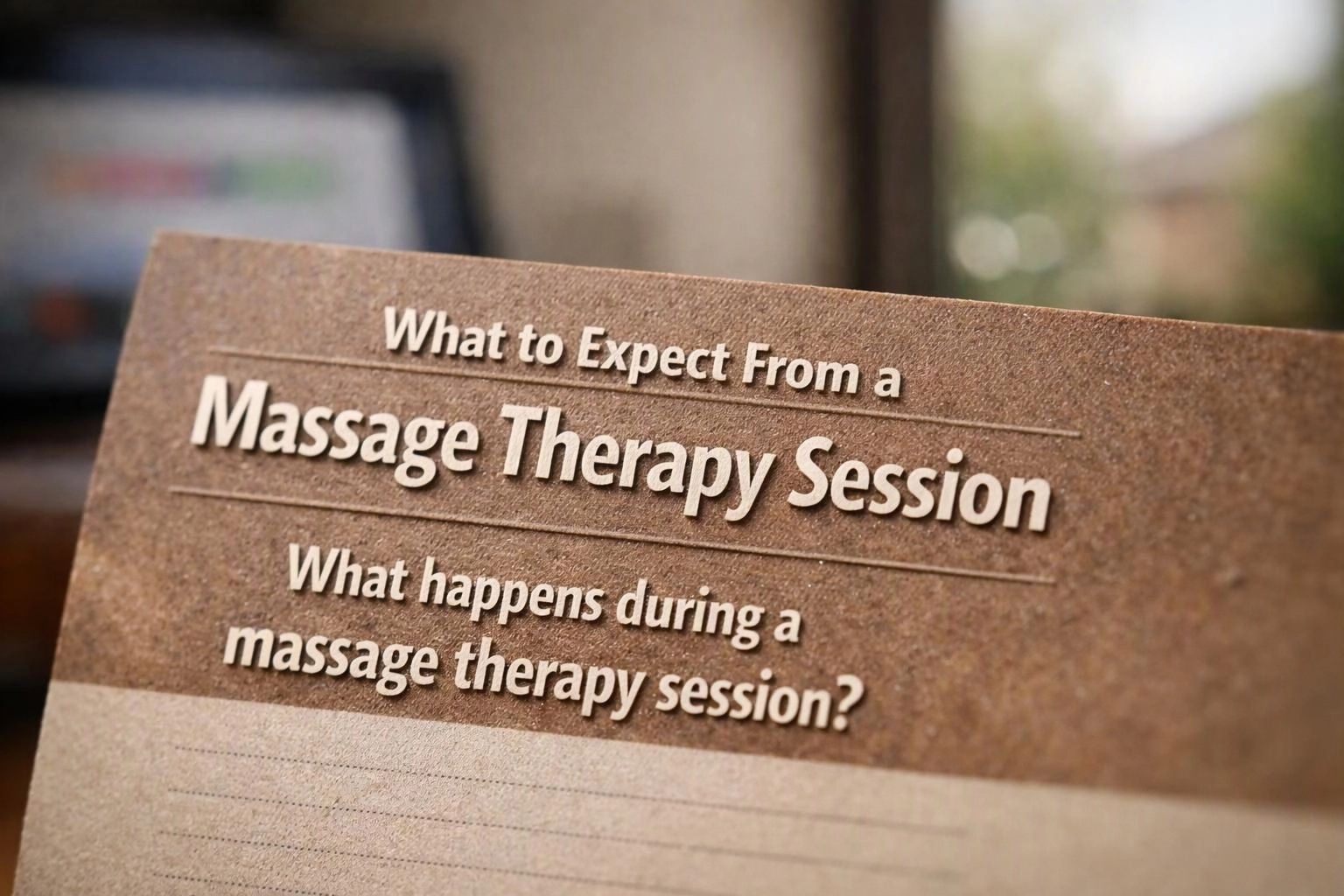 What to Expect From a Massage Therapy Session