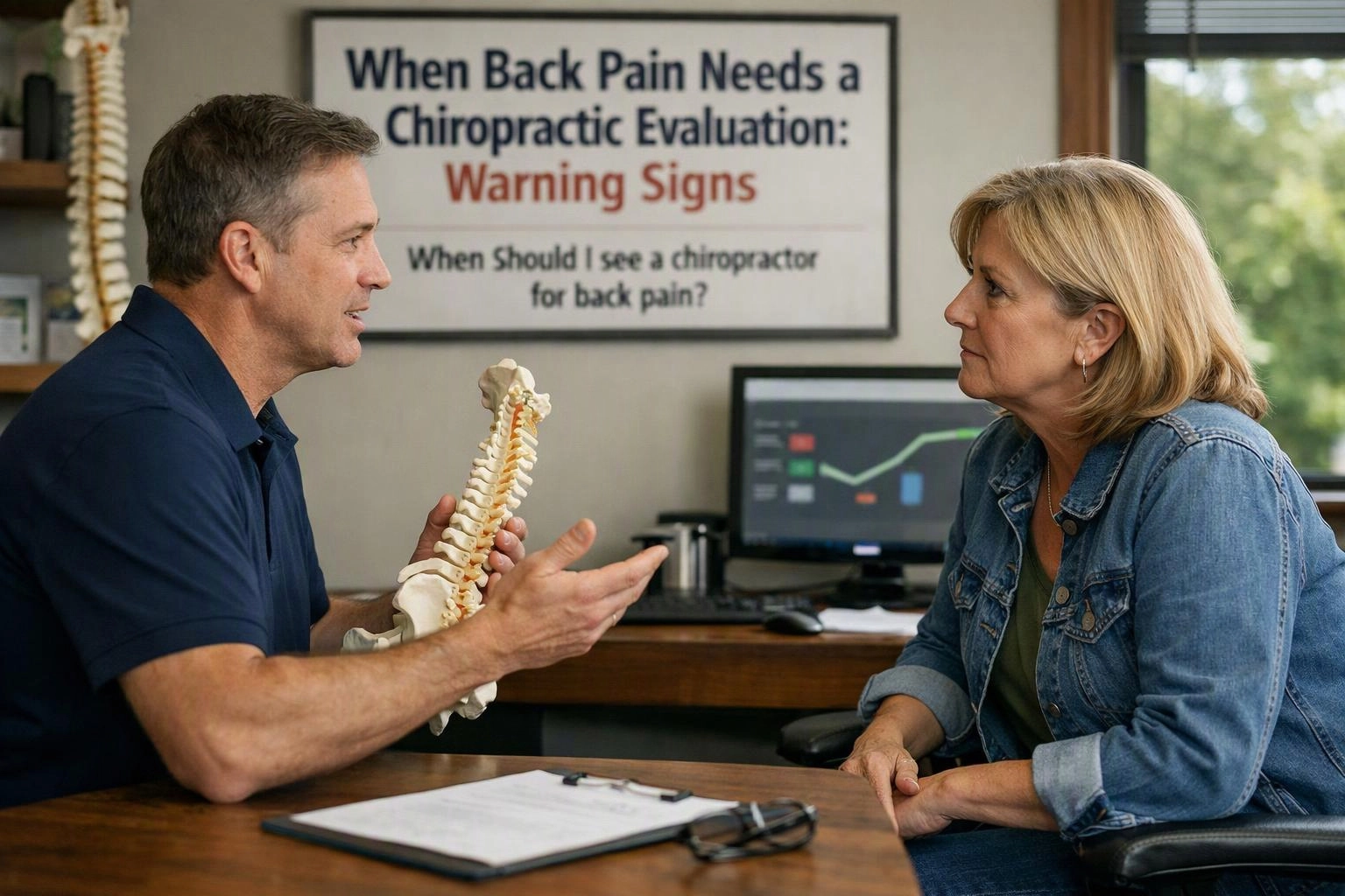 When Back Pain Needs a Chiropractic Evaluation: Warning Signs