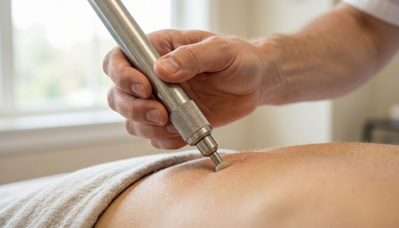 Adjustment in Chiropractor: Adjustment is a precise, controlled force applied by a chiropractor to a—visual guide