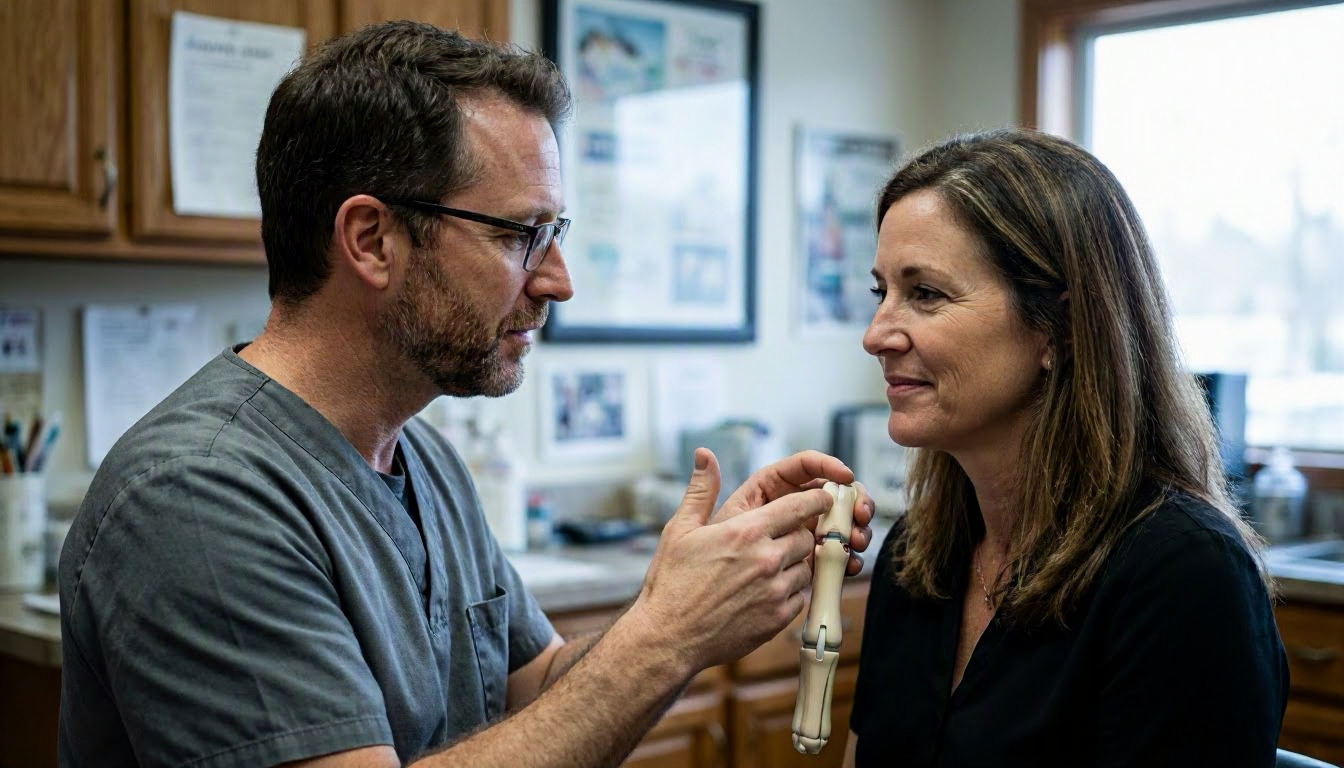 How Adjustment applies to Chiropractor services in Brentwood, United States—practical illustration