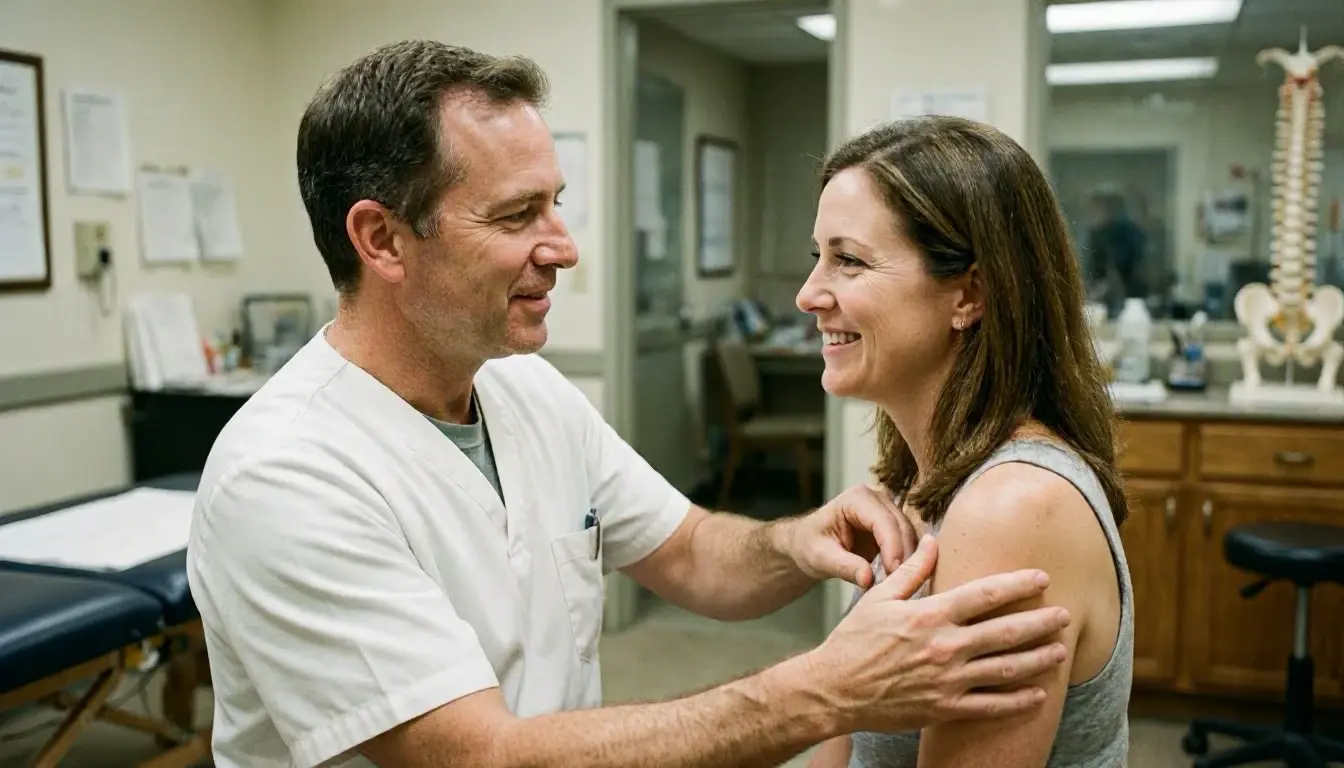 How Adjustment applies to Chiropractor services in Brentwood, United States—practical illustration