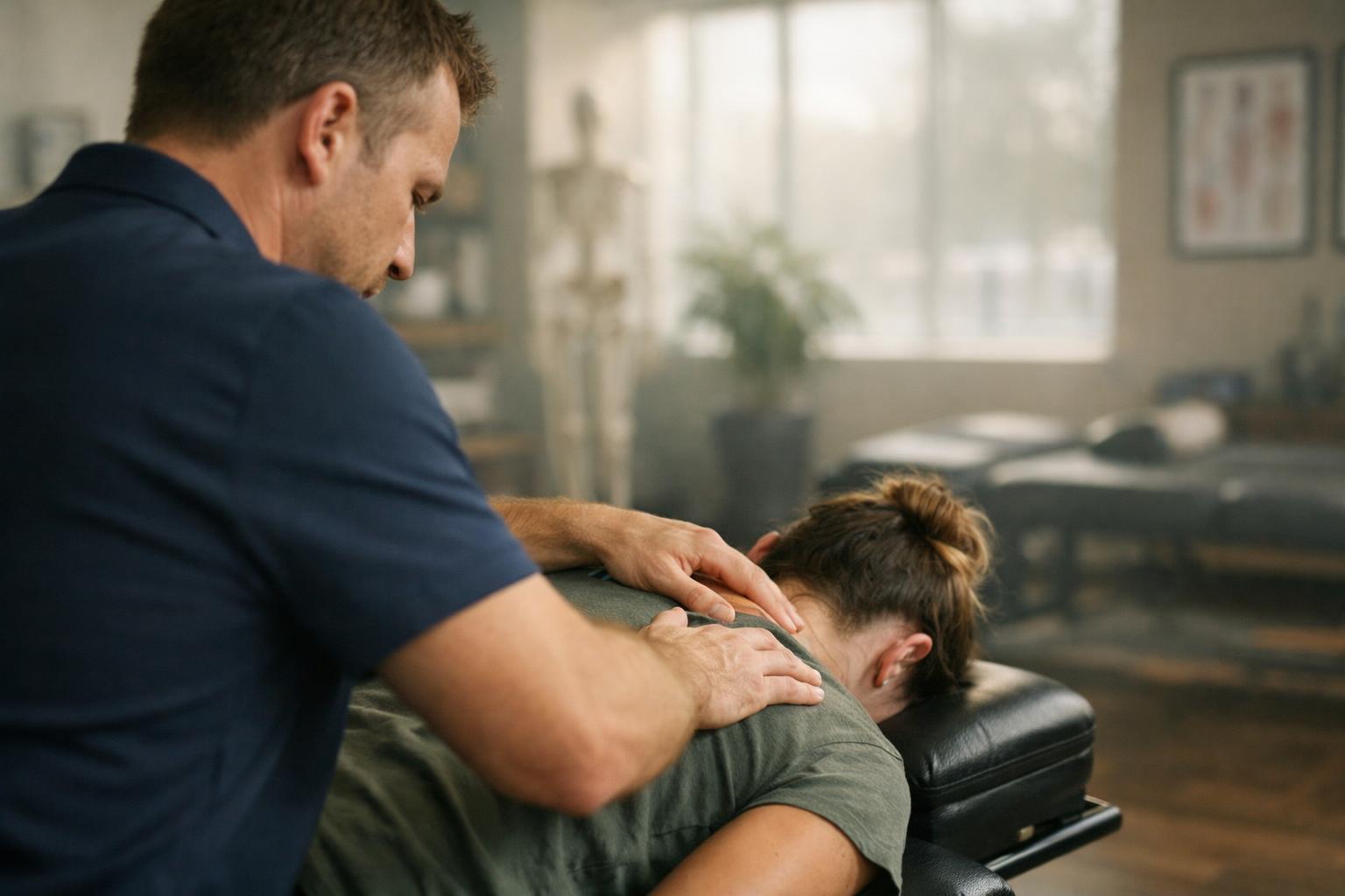 How Chiropractic Adjustment applies to Chiropractor services in Brentwood, United States—practical illustration