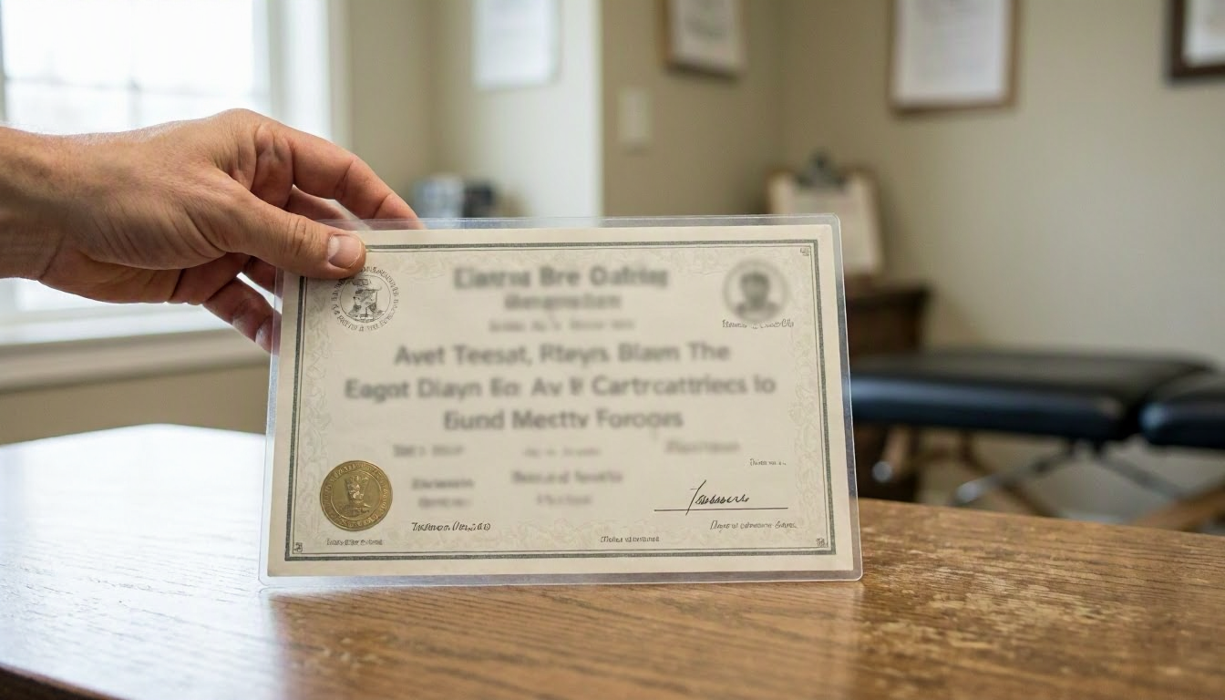 Chiropractic License in Chiropractor: Chiropractic License is an official state-issued credential that permits a Doctor of...