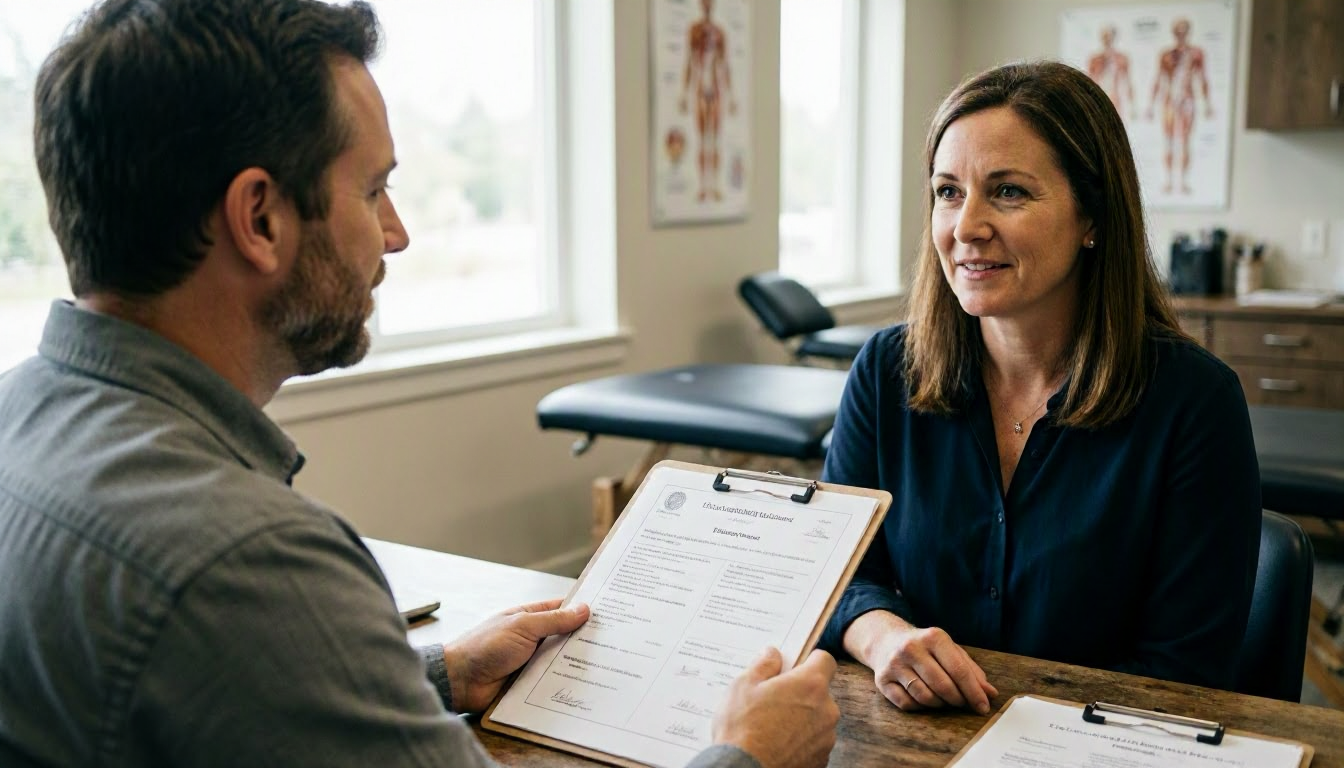 How Chiropractic License applies to Chiropractor services in Brentwood, United States—practical illustration