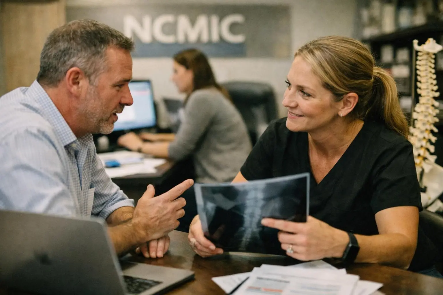 How NCMIC applies to Chiropractor services in Brentwood, United States—practical illustration
