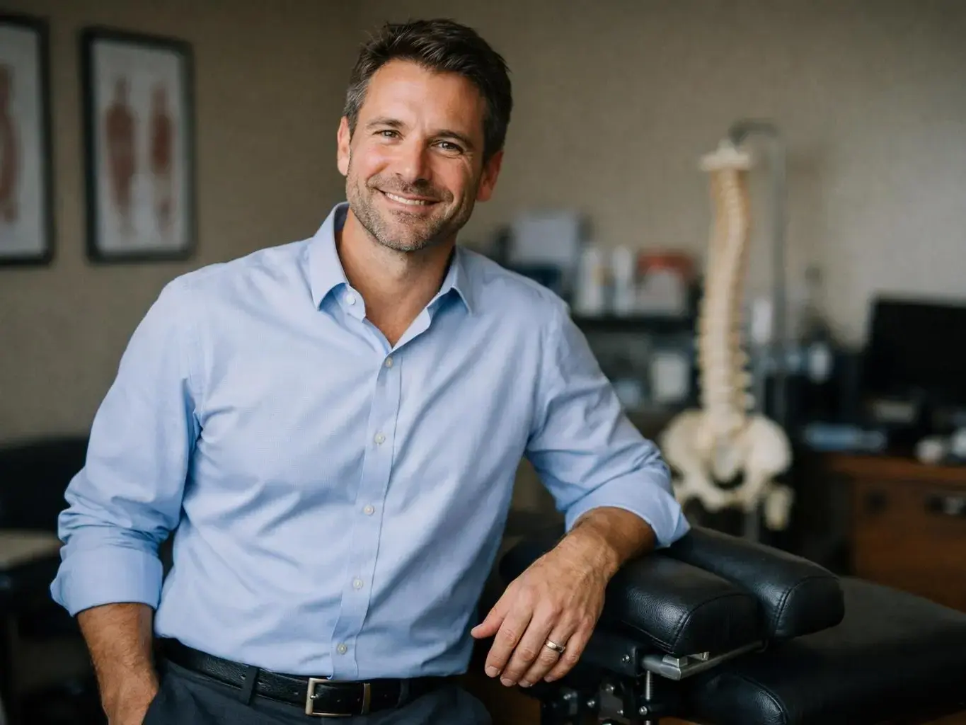 Injury Chiropractor Consultation in Fairview, TN — in action
